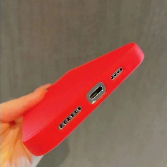⚠️Clearance iPhone 14/Pro/Pro Max Solid Red Phone Case - Picture 3 of 3